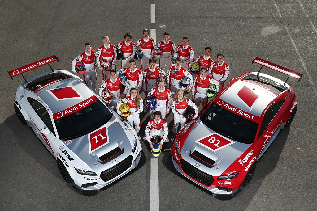 Feltet består af 18 unge talenter, der kommer fra 13 lande
(Foto: Audi)